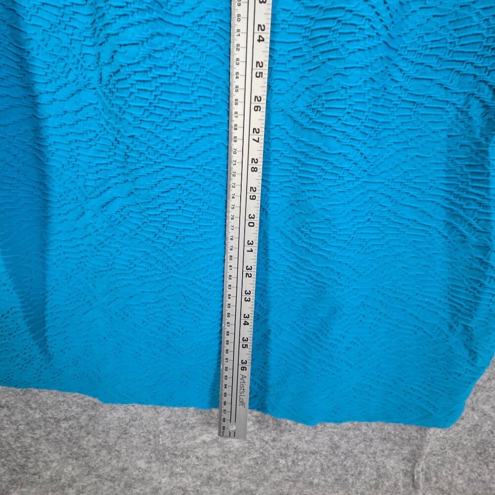 Calvin Klein Sheath Dress Mini Sleeveless Women's Size 16W Tourquoise Office - Picture 3 of 7